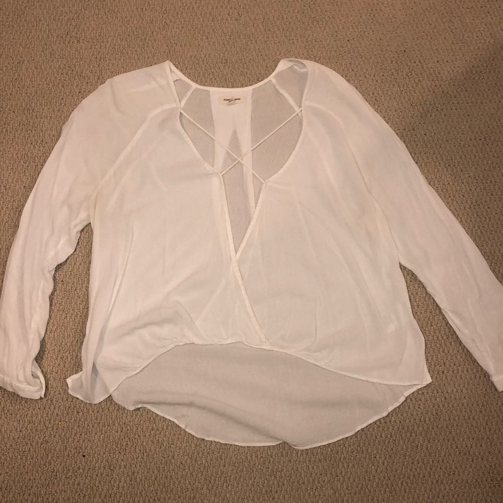 Urban outfitters cross front top